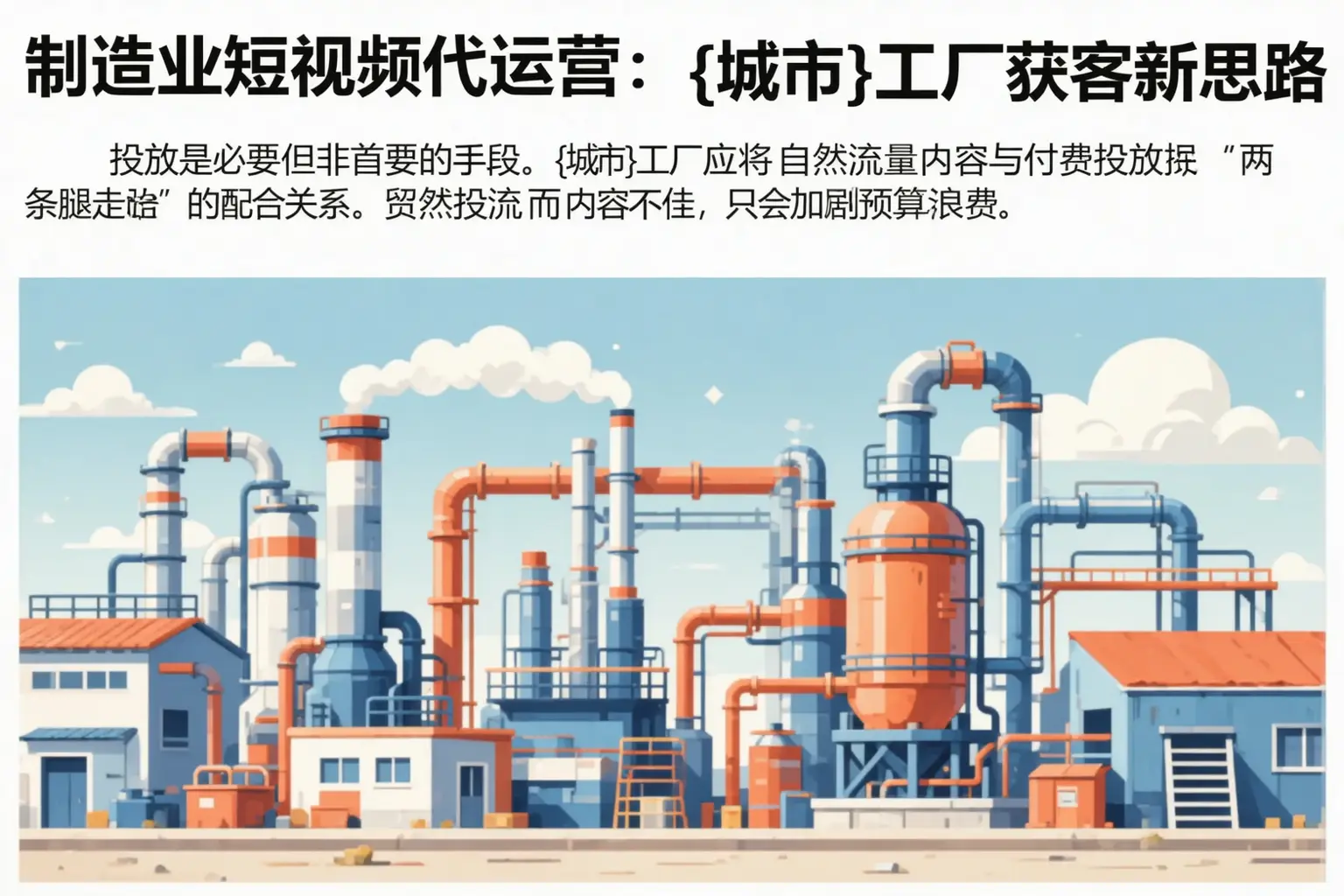 制造业短视频代运营：册亨工厂获客新思路